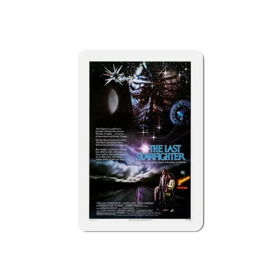 The Last Starfighter 1984 Movie Poster Refrigerator Magnet 2 Inch - The Sticker Space