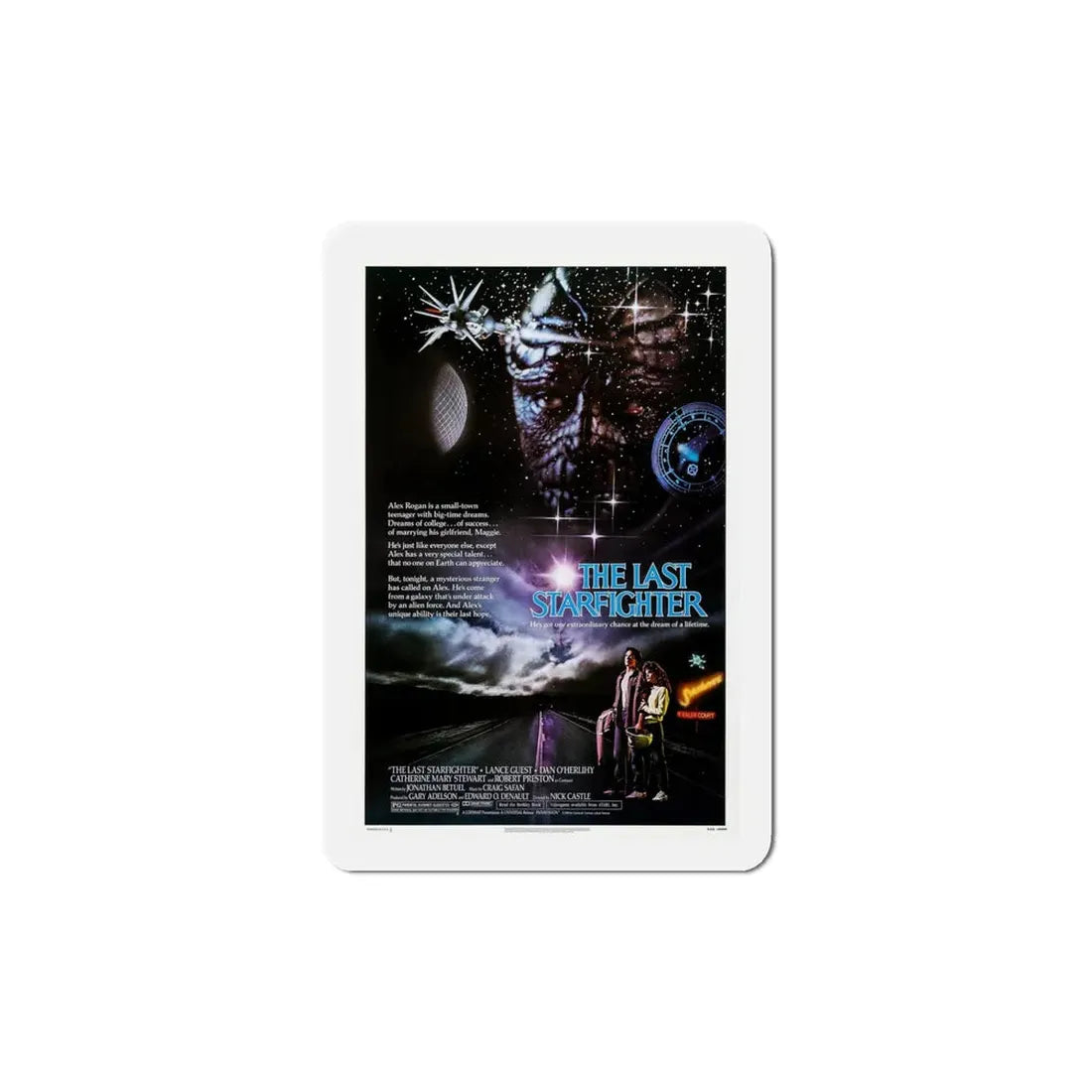 The Last Starfighter 1984 Movie Poster Refrigerator Magnet 5 Inch - The Sticker Space