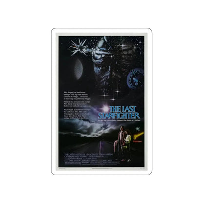THE LAST STARFIGHTER 1984 Movie Poster STICKER Vinyl Die-Cut Decal 3 Inch - The Sticker Space