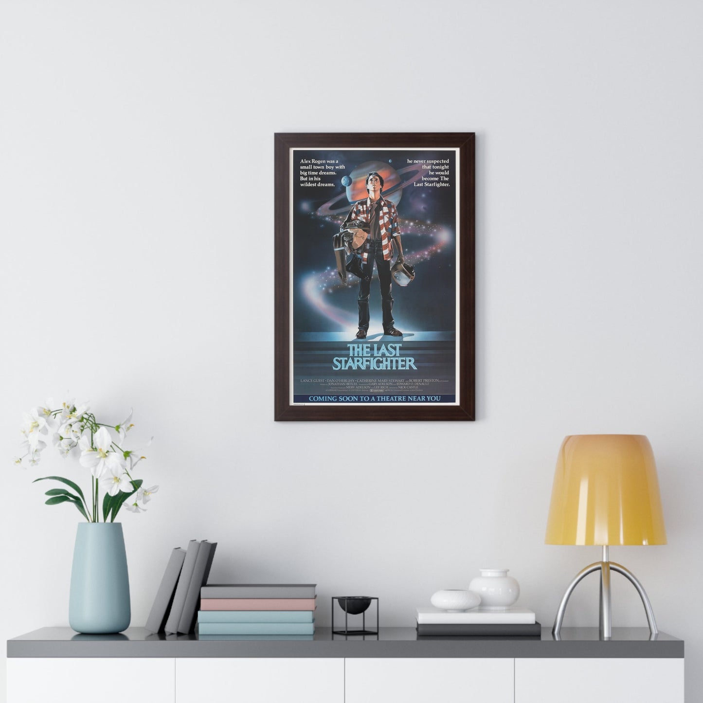 THE LAST STARFIGHTER (TEASER) 1984 - Framed Movie Poster-The Sticker Space