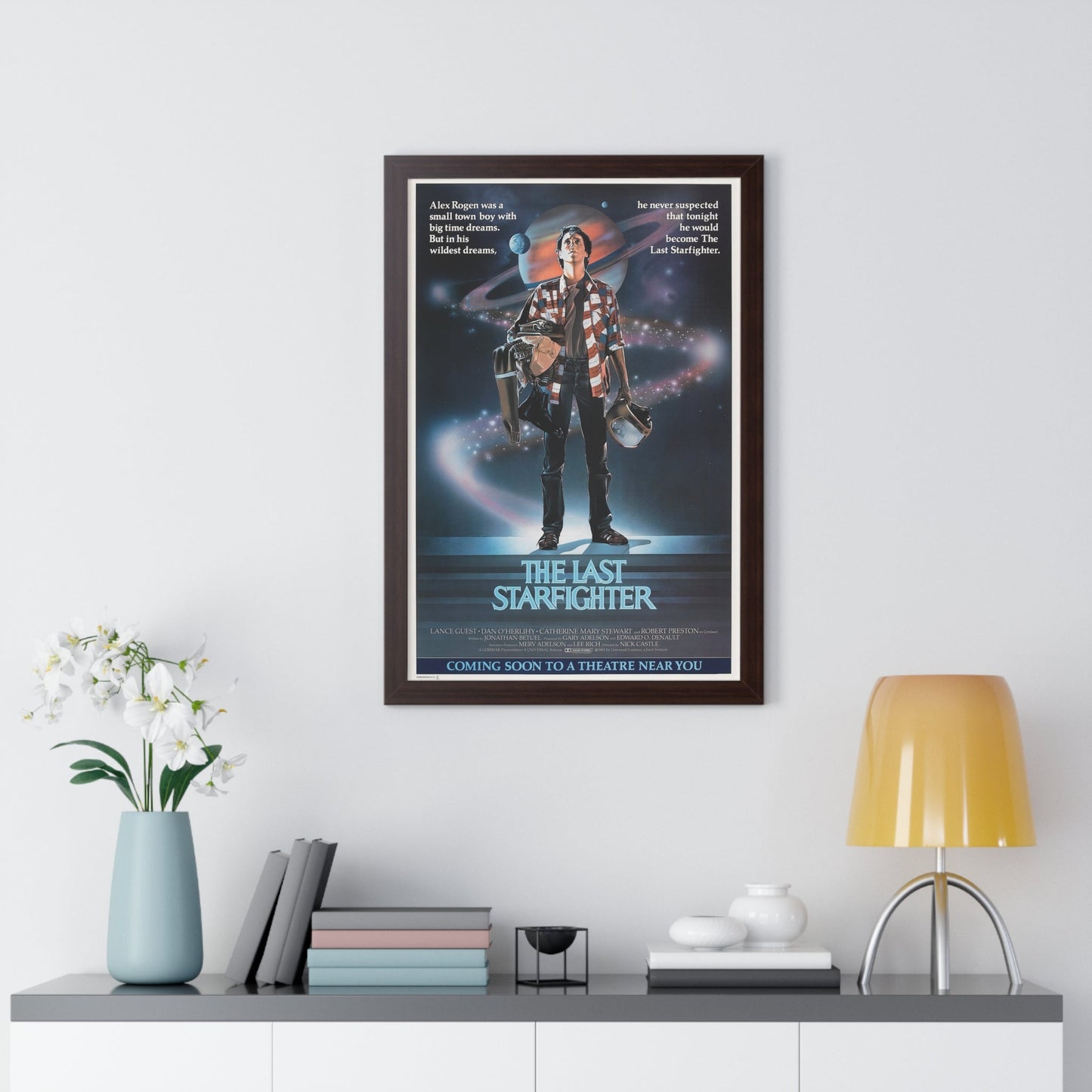 THE LAST STARFIGHTER (TEASER) 1984 - Framed Movie Poster-The Sticker Space