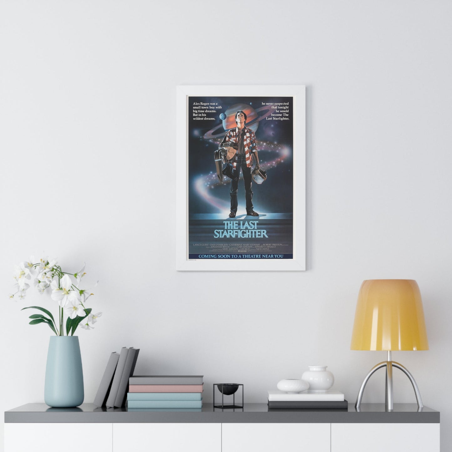 THE LAST STARFIGHTER (TEASER) 1984 - Framed Movie Poster-The Sticker Space