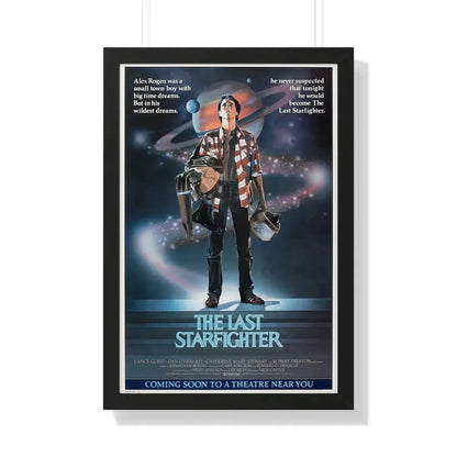 THE LAST STARFIGHTER (TEASER) 1984 - Framed Movie Poster 20" x 30" Black - The Sticker Space