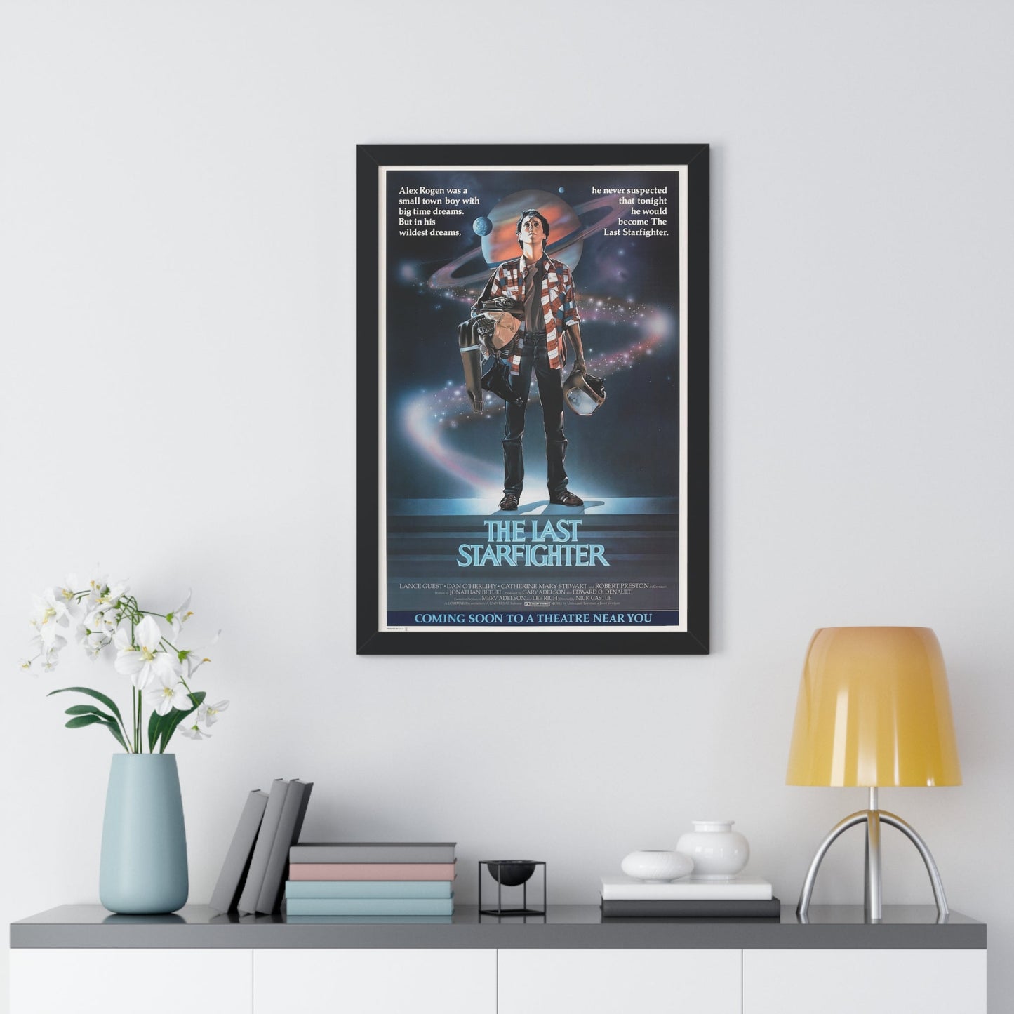 THE LAST STARFIGHTER (TEASER) 1984 - Framed Movie Poster-The Sticker Space