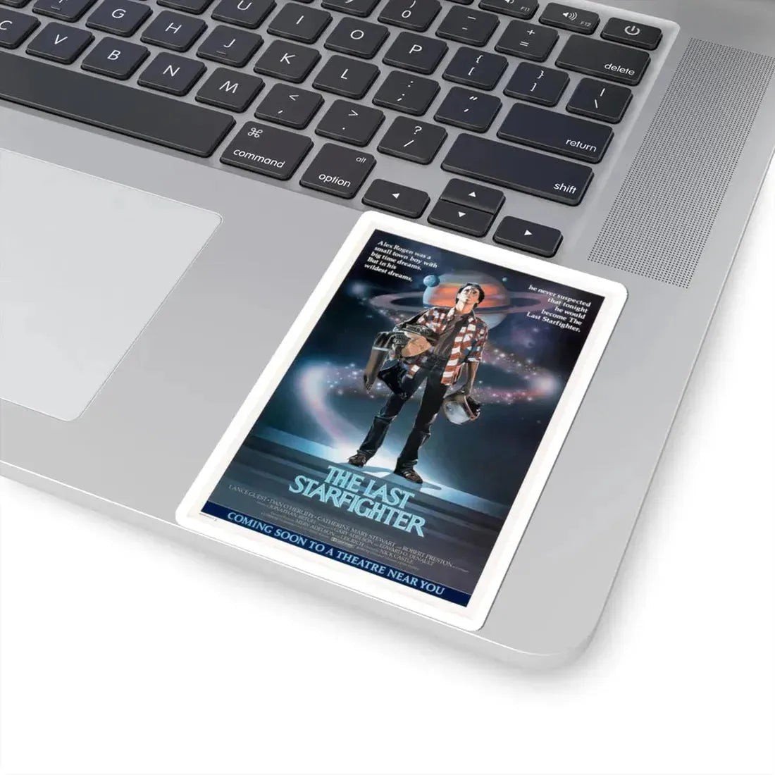THE LAST STARFIGHTER (TEASER) 1984 Movie Poster - STICKER Vinyl Kiss-Cut Decal - The Sticker Space