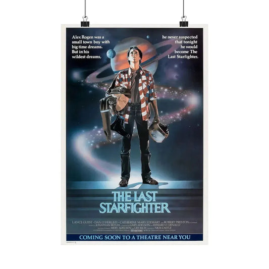 THE LAST STARFIGHTER (TEASER) 1984 - Paper Movie Poster 12″ x 18″ Matte - The Sticker Space