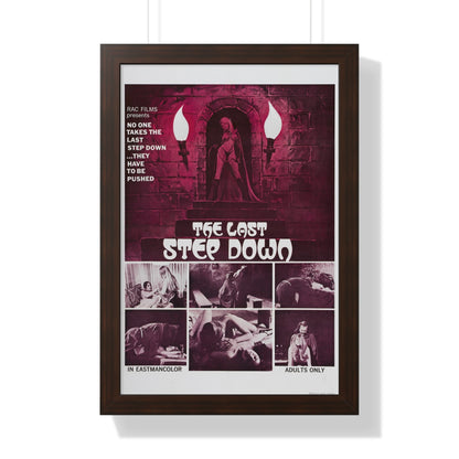 THE LAST STEP DOWN 1970 - Framed Movie Poster-16″ x 24″-The Sticker Space