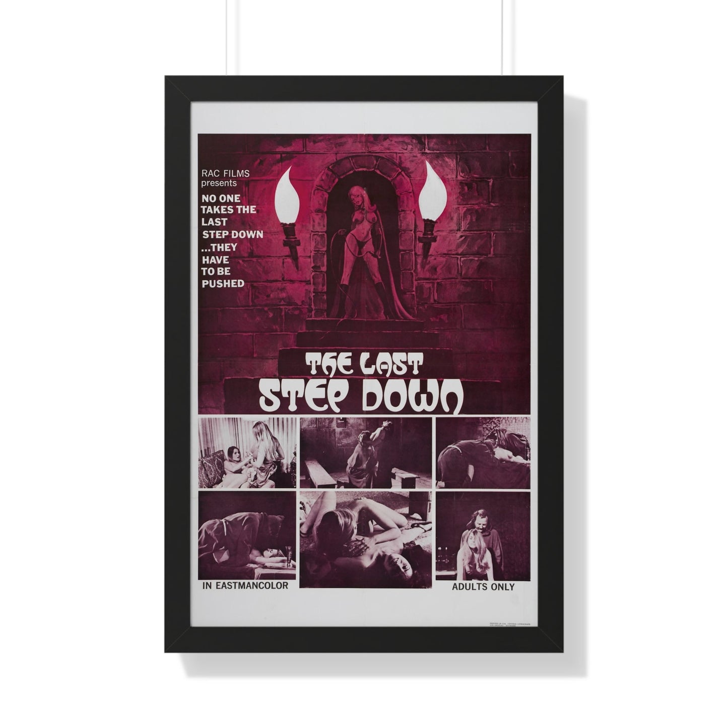 THE LAST STEP DOWN 1970 - Framed Movie Poster-20" x 30"-The Sticker Space