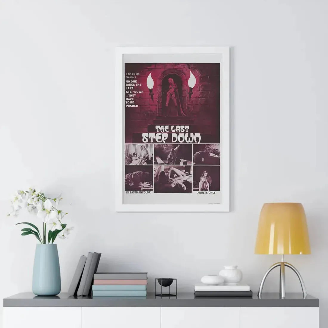 THE LAST STEP DOWN 1970 - Framed Movie Poster - The Sticker Space