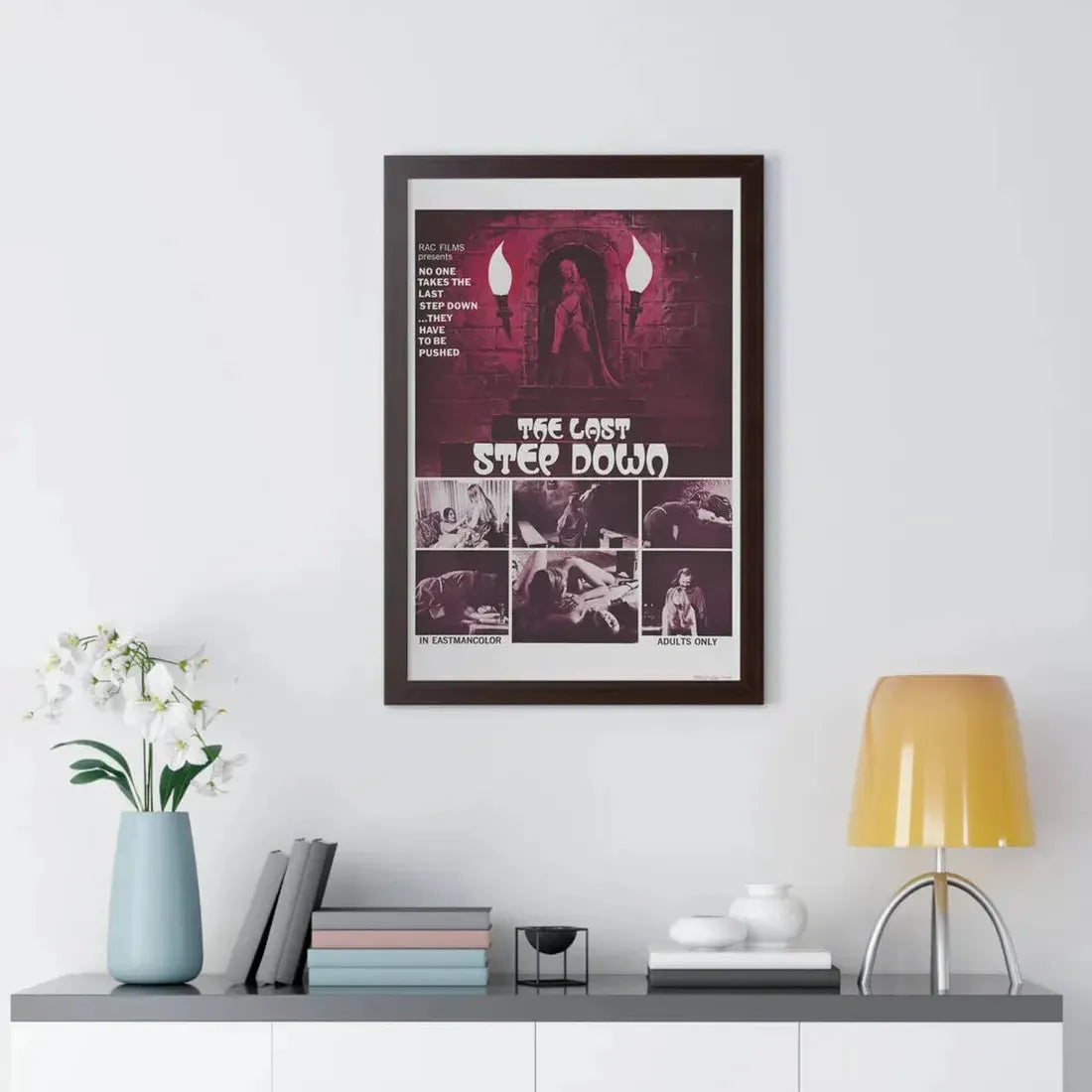 THE LAST STEP DOWN 1970 - Framed Movie Poster - The Sticker Space