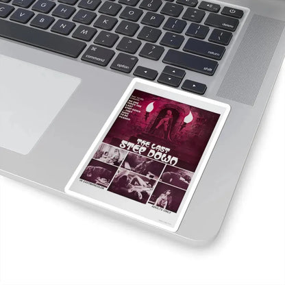 THE LAST STEP DOWN 1970 Movie Poster - STICKER Vinyl Kiss-Cut Decal - The Sticker Space