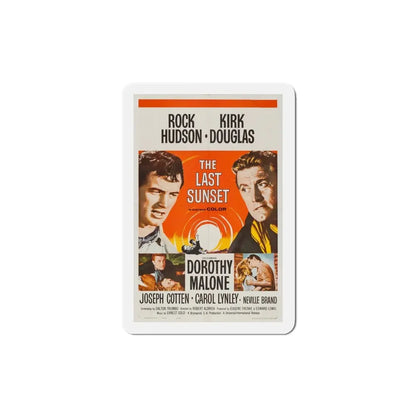 The Last Sunset 1961 Movie Poster Refrigerator Magnet 4 Inch - The Sticker Space