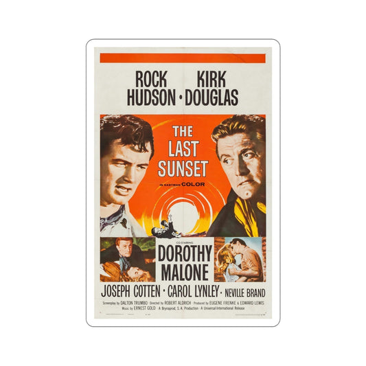 The Last Sunset 1961 Movie Poster STICKER Vinyl Die-Cut Decal-6 Inch-The Sticker Space