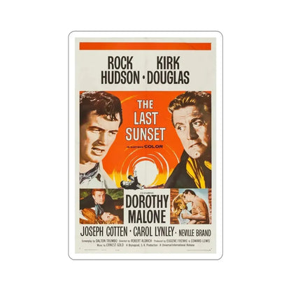 The Last Sunset 1961 Movie Poster STICKER Vinyl Die-Cut Decal 6 Inch - The Sticker Space