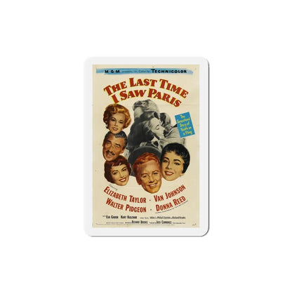 The Last Time I Saw Paris 1954 Movie Poster Refrigerator Magnet 4 Inch - The Sticker Space