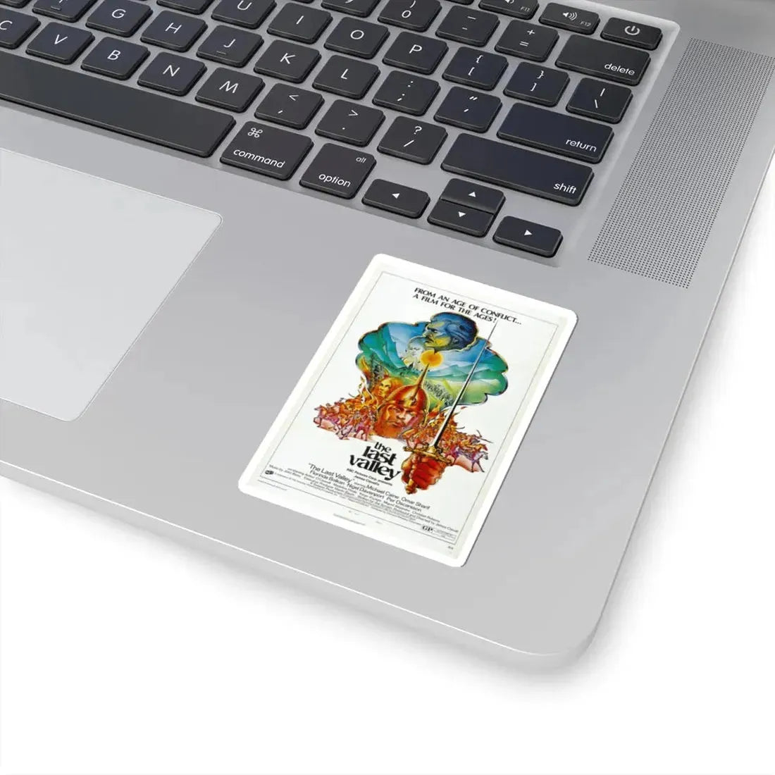 The Last Valley 1971 Movie Poster - STICKER Vinyl Kiss-Cut Decal - The Sticker Space