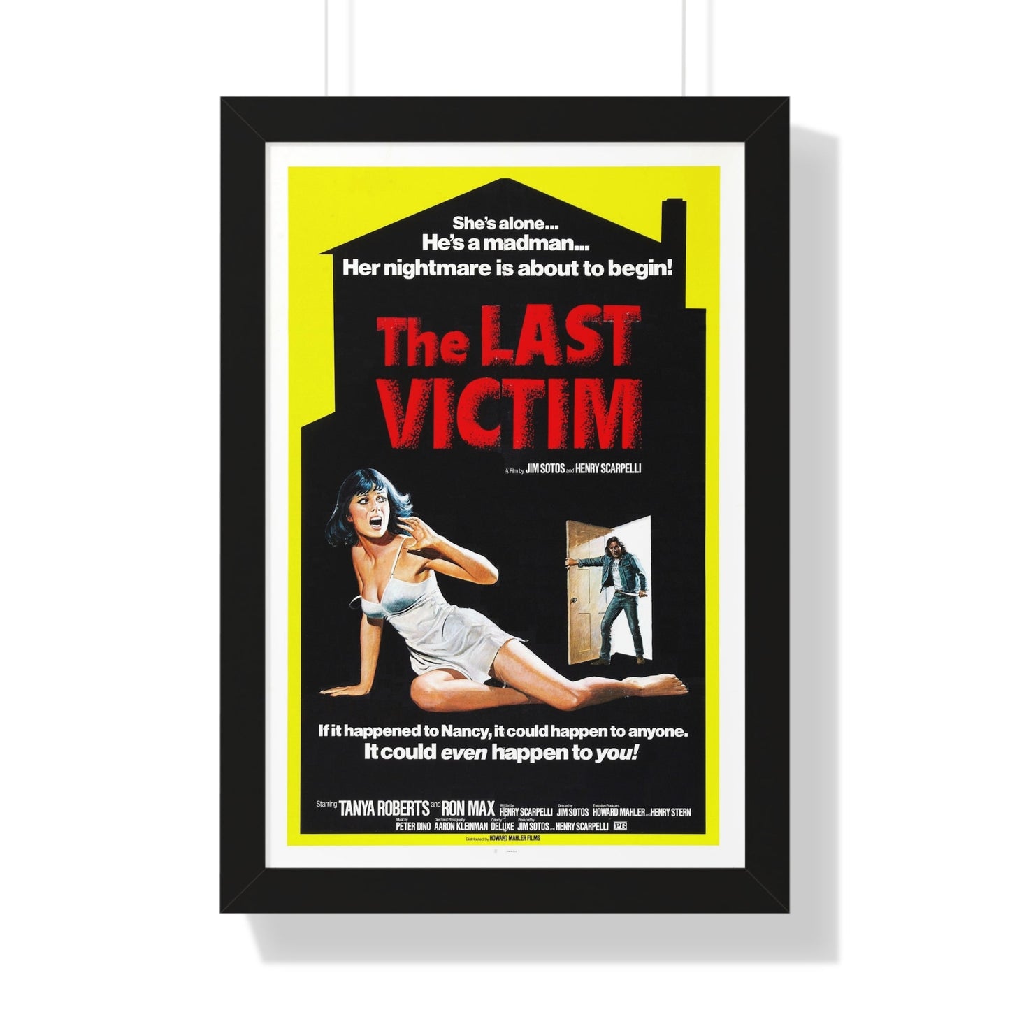 THE LAST VICTIM (FORCED ENTRY) 1975 - Framed Movie Poster-16″ x 24″-The Sticker Space