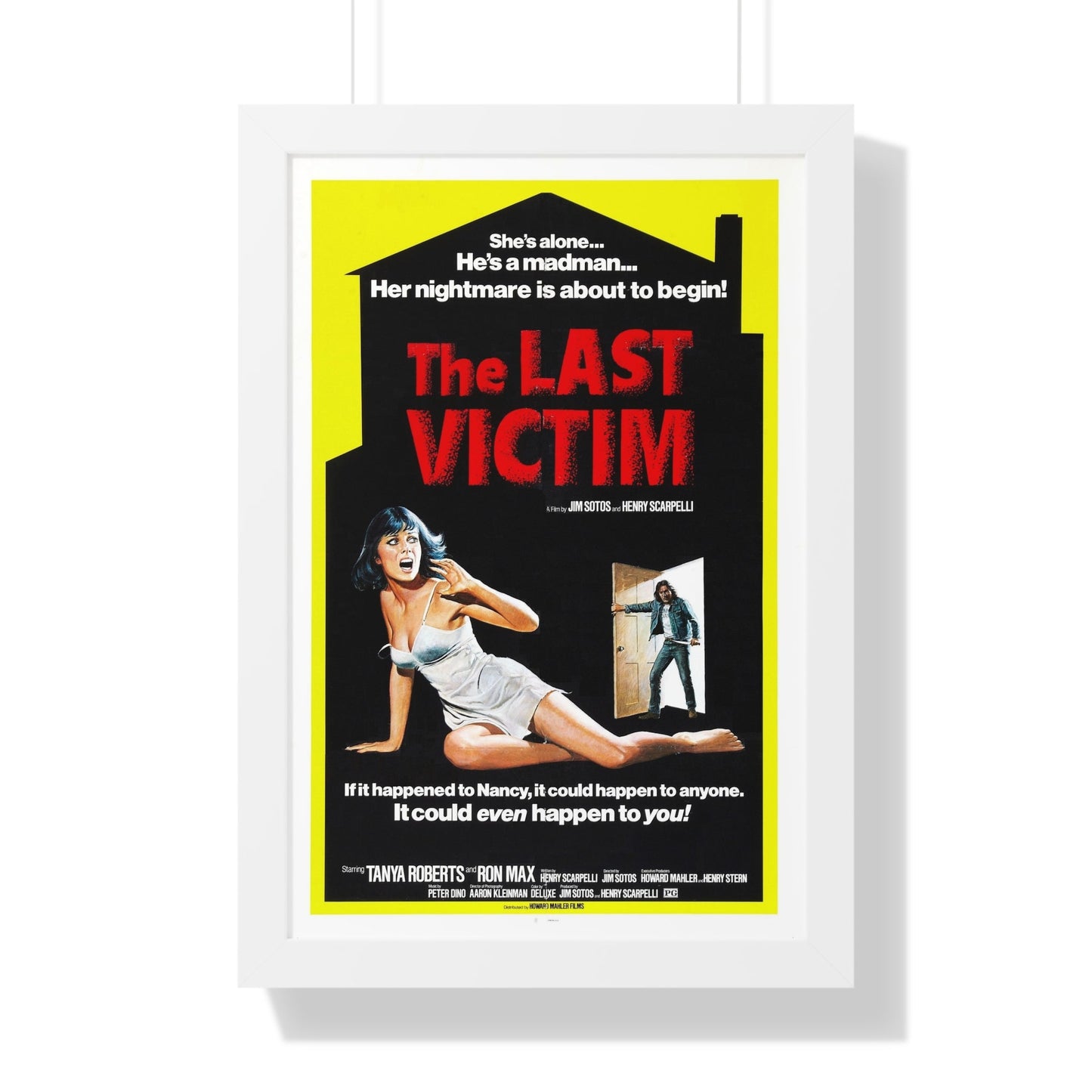 THE LAST VICTIM (FORCED ENTRY) 1975 - Framed Movie Poster-16″ x 24″-The Sticker Space