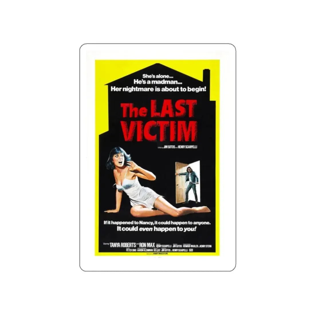 THE LAST VICTIM (FORCED ENTRY) 1975 Movie Poster STICKER Vinyl Die-Cut Decal 2 Inch - The Sticker Space
