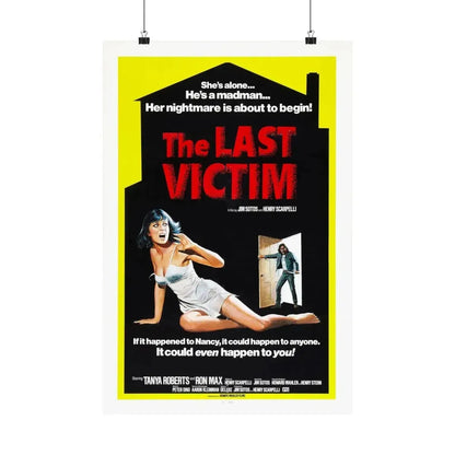 THE LAST VICTIM (FORCED ENTRY) 1975 - Paper Movie Poster 16″ x 24″ Matte - The Sticker Space