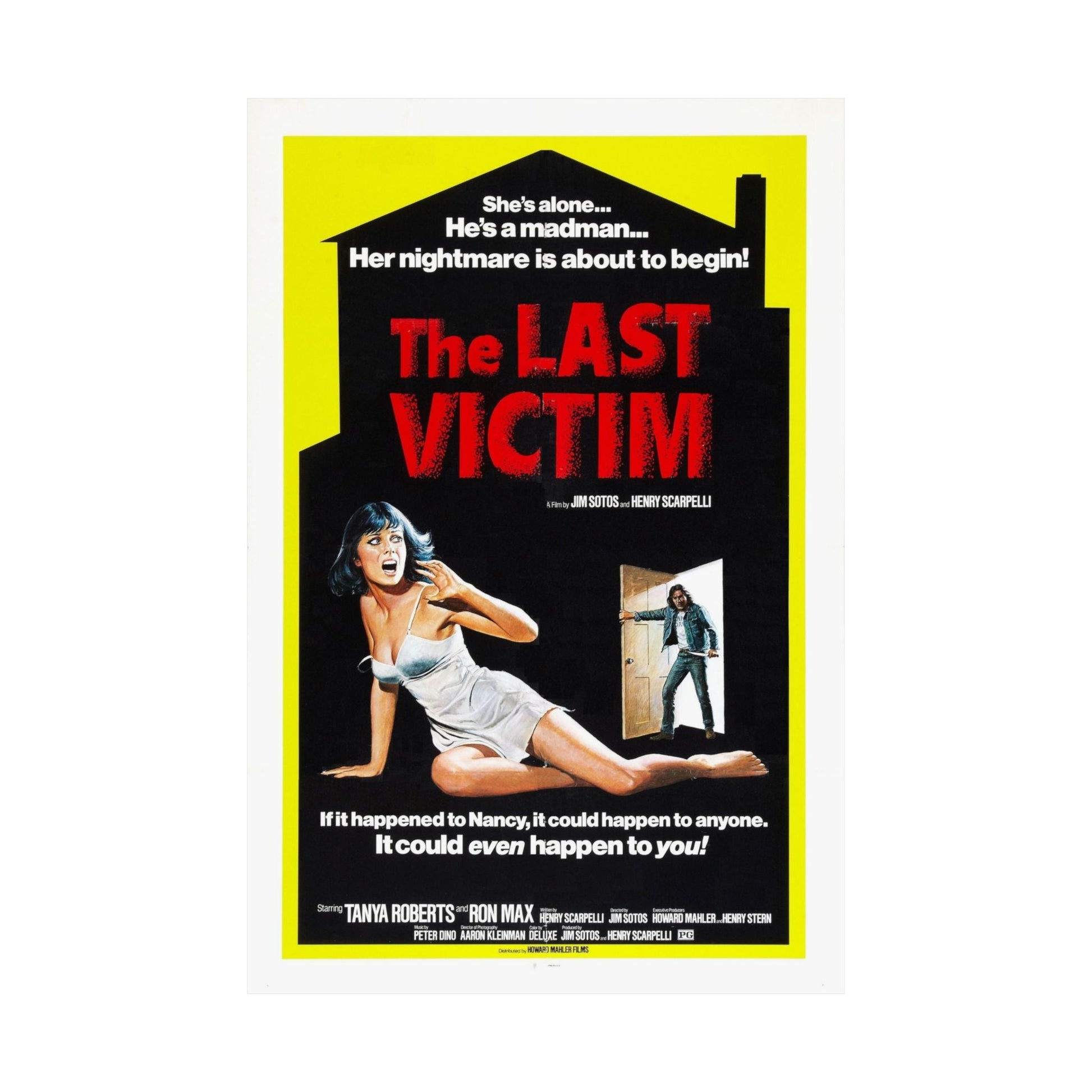 THE LAST VICTIM (FORCED ENTRY) 1975 - Paper Movie Poster-The Sticker Space