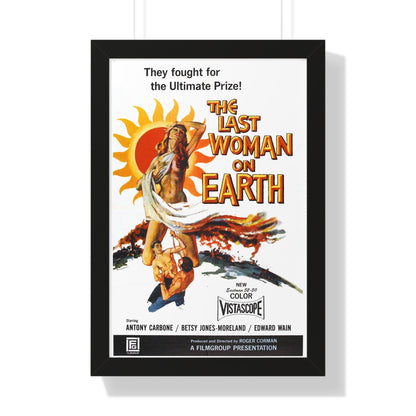 THE LAST WOMAN ON EARTH 1960 - Framed Movie Poster-16″ x 24″-The Sticker Space