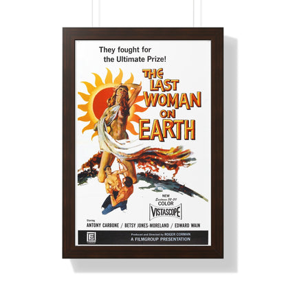 THE LAST WOMAN ON EARTH 1960 - Framed Movie Poster-16″ x 24″-The Sticker Space