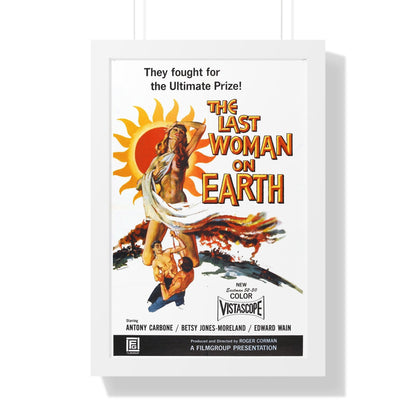 THE LAST WOMAN ON EARTH 1960 - Framed Movie Poster-16″ x 24″-The Sticker Space