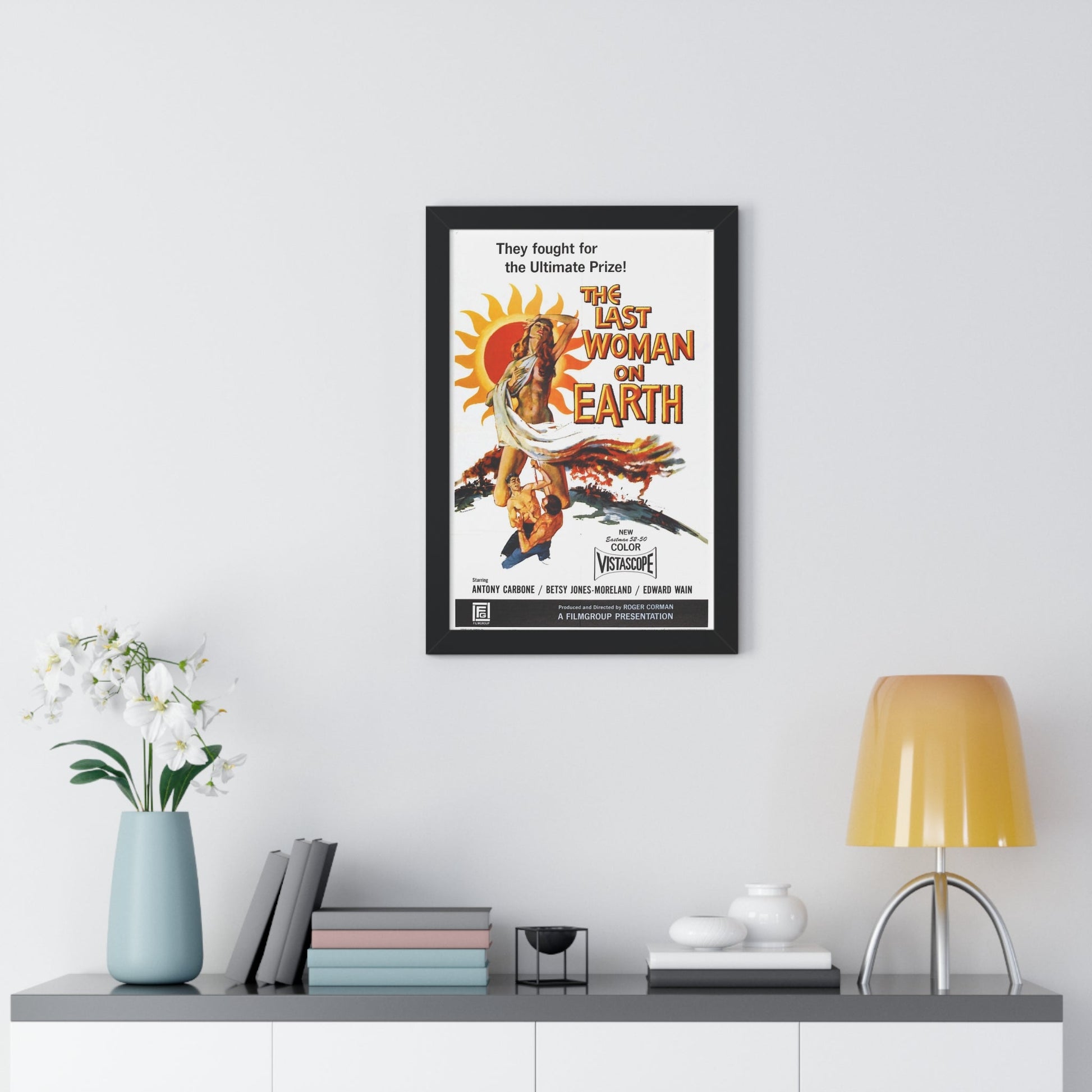 THE LAST WOMAN ON EARTH 1960 - Framed Movie Poster-The Sticker Space