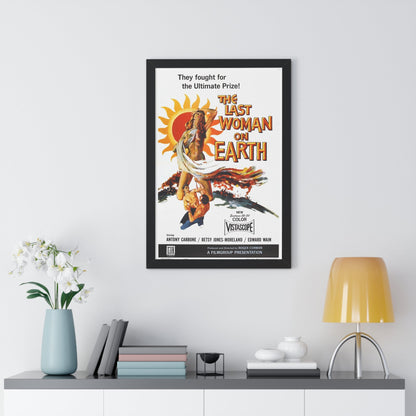 THE LAST WOMAN ON EARTH 1960 - Framed Movie Poster-The Sticker Space