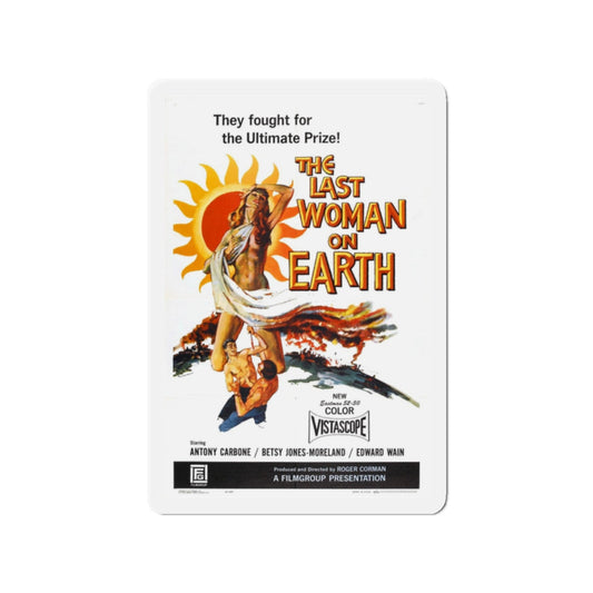 THE LAST WOMAN ON EARTH 1960 Movie Poster - Refrigerator Magnet-2" x 2"-The Sticker Space