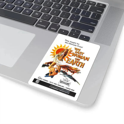 THE LAST WOMAN ON EARTH 1960 Movie Poster - STICKER Vinyl Kiss-Cut Decal - The Sticker Space