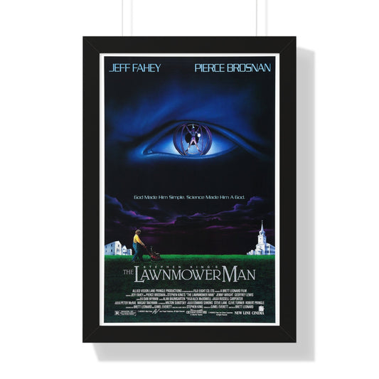 THE LAWNMOWER MAN 1992 - Framed Movie Poster-16″ x 24″-The Sticker Space