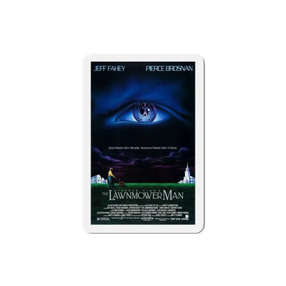 The Lawnmower Man 1992 Movie Poster Refrigerator Magnet 3 Inch - The Sticker Space