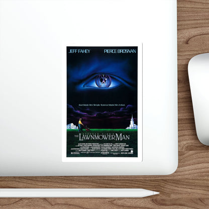 THE LAWNMOWER MAN 1992 Movie Poster STICKER Vinyl Die-Cut Decal-The Sticker Space