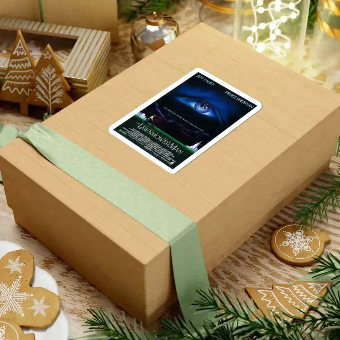 The Lawnmower Man 1992 Movie Poster - STICKER Vinyl Kiss-Cut Decal - The Sticker Space