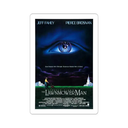 THE LAWNMOWER MAN 1992 Movie Poster - STICKER Vinyl Kiss-Cut Decal - The Sticker Space