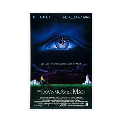 THE LAWNMOWER MAN 1992 - Paper Movie Poster - The Sticker Space