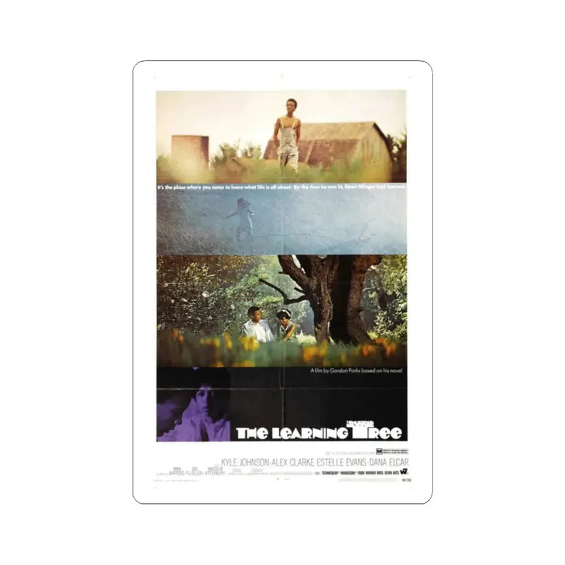 The Learning Tree 1969 Movie Poster - STICKER Vinyl Kiss-Cut Decal 2 Inch White - The Sticker Space
