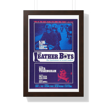 THE LEATHER BOYS 1964 - Framed Movie Poster-16″ x 24″-The Sticker Space