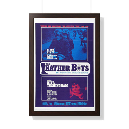 THE LEATHER BOYS 1964 - Framed Movie Poster-20" x 30"-The Sticker Space