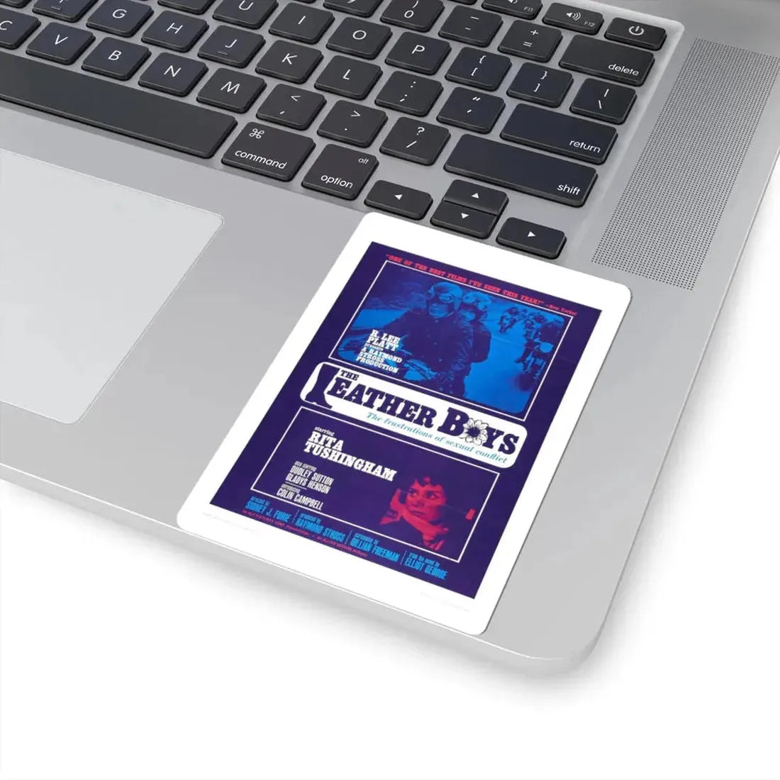 THE LEATHER BOYS 1964 Movie Poster - STICKER Vinyl Kiss-Cut Decal - The Sticker Space