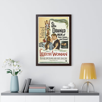 THE LEECH WOMAN 1960 - Framed Movie Poster-The Sticker Space