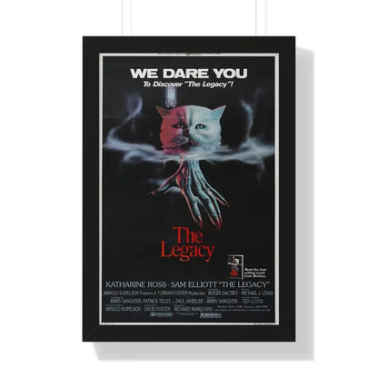 THE LEGACY 1978 - Framed Movie Poster 16″ x 24″ Black - The Sticker Space