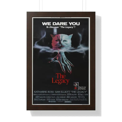 THE LEGACY 1978 - Framed Movie Poster 16″ x 24″ Walnut - The Sticker Space