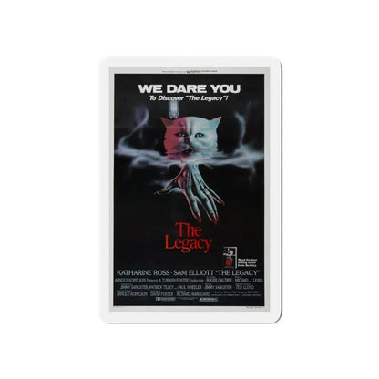 THE LEGACY 1978 Movie Poster - Refrigerator Magnet 5 Inch Die-Cut - The Sticker Space