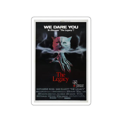 THE LEGACY 1978 Movie Poster STICKER Vinyl Die-Cut Decal 2 Inch - The Sticker Space
