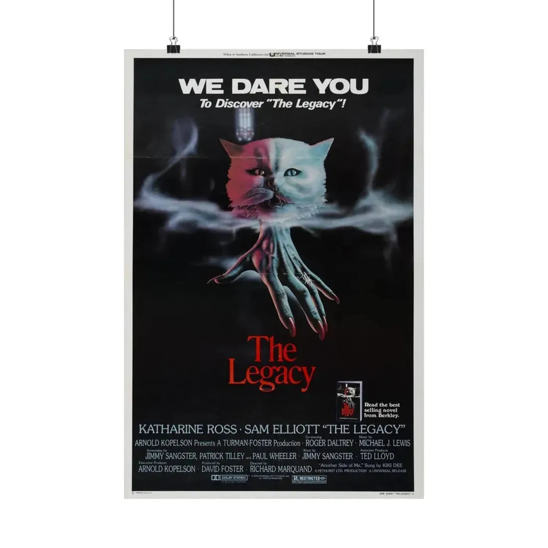THE LEGACY 1978 - Paper Movie Poster 16″ x 24″ Matte - The Sticker Space