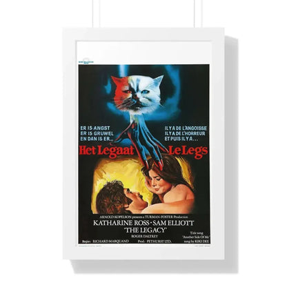 THE LEGACY (BELGIAN) 1978 - Framed Movie Poster 16″ x 24″ White - The Sticker Space