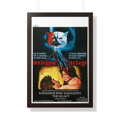 THE LEGACY (BELGIAN) 1978 - Framed Movie Poster 20" x 30" Walnut - The Sticker Space